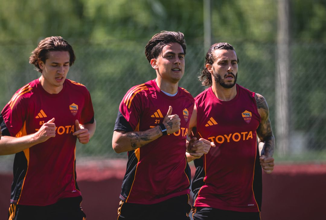 Trigoria, la ripresa degli allenamenti a -5 da Roma-Fiorentina – FOTO GALLERY - immagine 10