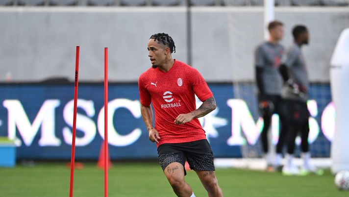 Noah Okafor AC Milan allenamento Milan