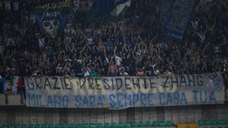 La Nord a Zhang: “Milano sempre casa tua”. Steven: “Ho visto ed è tutto nel cuore”