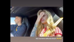 VIDEO / Giro in Ferrari col marito Zaccagni. Chiara Nasti ‘terrorizzata’: “Sto bene nella Smart”