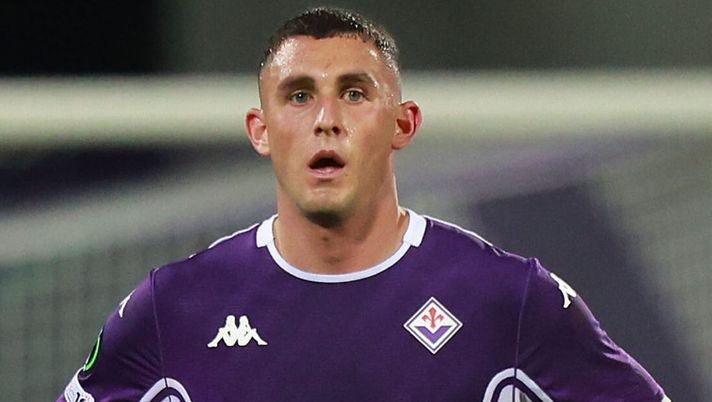 FLORENCE, ITALY - OCTOBER 2: Roberto Piccoli of ACF Fiorentina looks on during the UEFA Conference League 2025/26 League Phase MD1 match between ACF Fiorentina and SK Sigma Olomouc at Stadio Artemio Franchi on October 2, 2025 in Florence, Italy. (Photo by Gabriele Maltinti/Getty Images) Dal Viola Park: Piccoli lavora a parte, Gosens e Dodo assenti - immagine 1