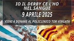 Policlinico Tor Vergata, è già Lazio-Roma. Ecco il derby dei donatori di sangue