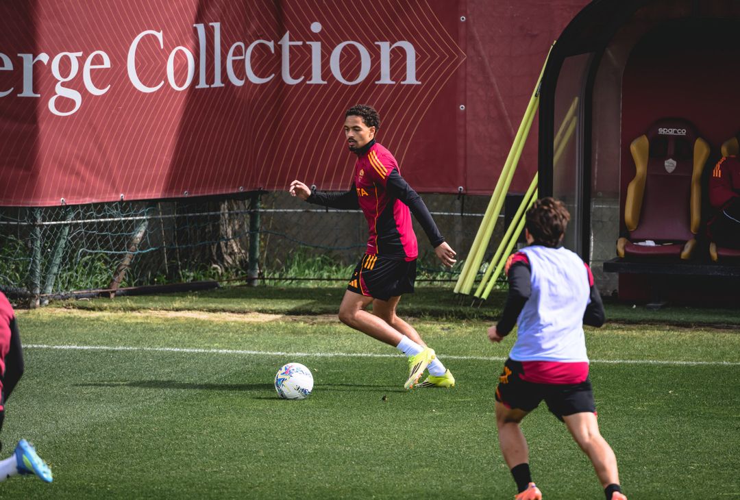 Verso Inter-Roma: l’allenamento dei giallorossi, c’è Soulé – FOTO GALLERY - immagine 24