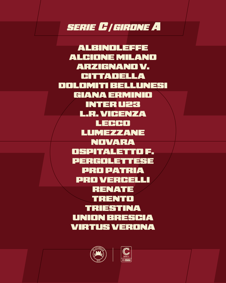 Cittadella, ecco l’ufficialità del girone A: tutte le prossime avversarie- immagine 2