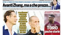 EDICOLA / TS: Avanti Zhang, ma a che prezzo… Fondo USA rileva debito Suning