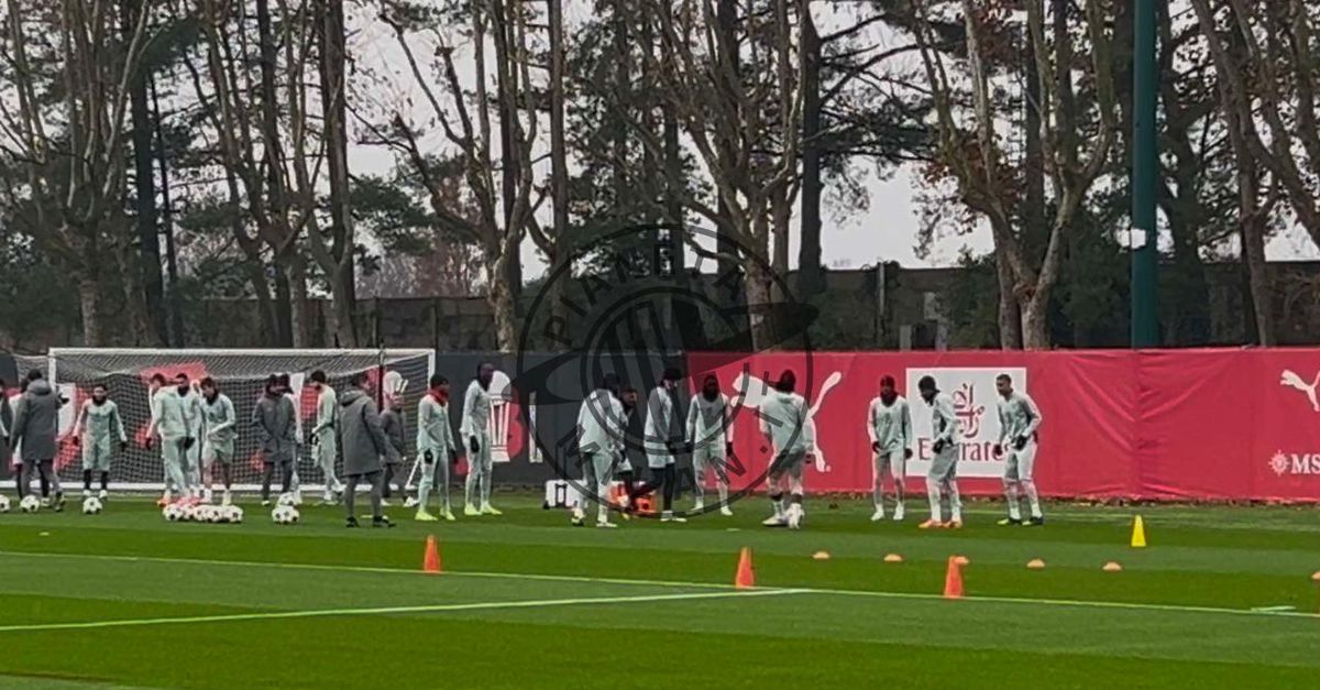 VIDEO – Milan Stella Rossa, torello in allenamento a Milanello