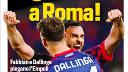 Bologna in finale di Coppa Italia. Le aperture dei giornali