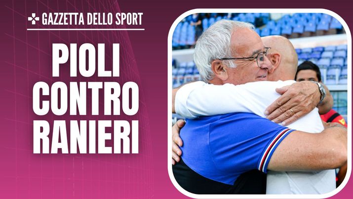 Claudio Ranieri e Stefano Pioli, tecnici di Cagliari e Milan (getty images)