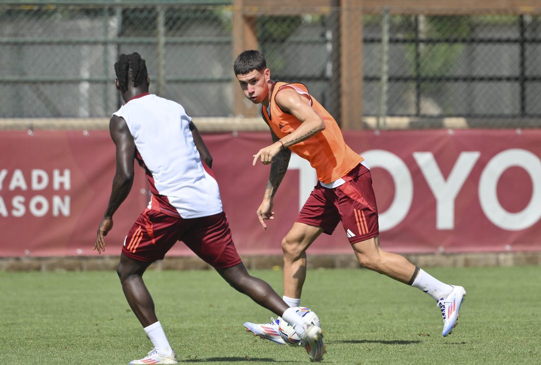Roma al lavoro a Trigoria: c’è Soulé – FOTO GALLERY - immagine 4