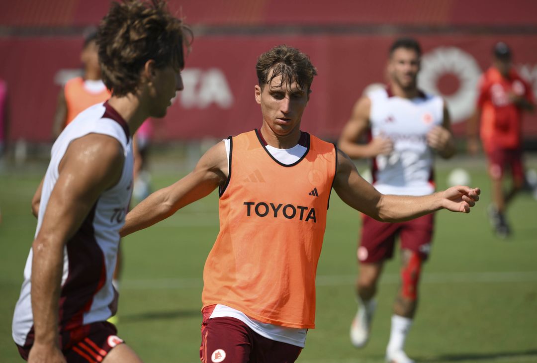 Roma, a Trigoria ritmo alto e la visita di Rocca – FOTO GALLERY - immagine 16