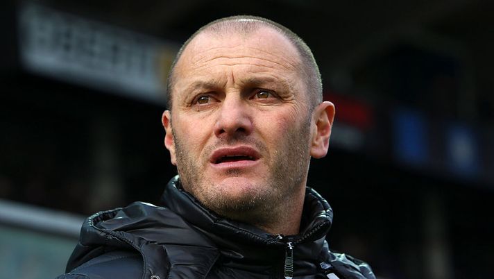 BERGAMO, ITALY - DECEMBER 07: AC Cesena coach Pierpaolo Bisoli looks on before the Serie A match between Atalanta BC and AC Cesena at Stadio Atleti Azzurri d'Italia on December 7, 2014 in Bergamo, Italy. (Photo by Marco Luzzani/Getty Images) Serie B