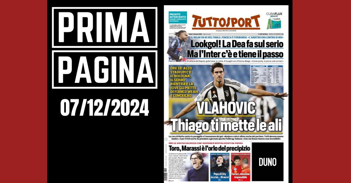 Prima pagina Tuttosport: Milan ko nel finale, Fonseca furibondo