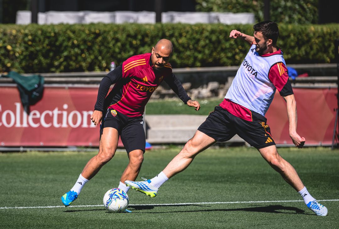 Roma, l’allenamento a Trigoria a tre giorni dal Pisa – FOTO GALLERY - immagine 14