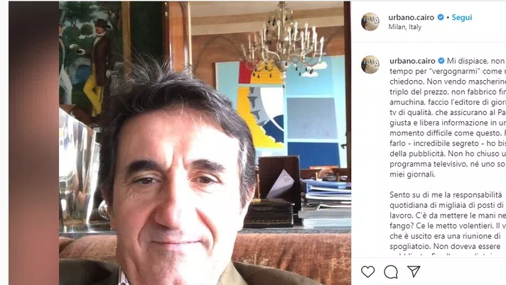 Cairo non ci sta e risponde dopo il video virale: “Non ho tempo per vergognarmi” - immagine 1