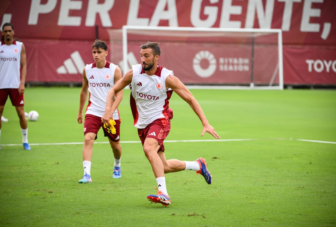 Roma, allenamento a Trigoria a due giorni dal Cagliari – FOTO GALLERY - immagine 19
