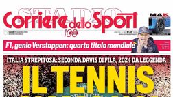 PRIMA PAGINA CORRIERE DELLO SPORT OGGI: “Napoli, dedicato a Diego”