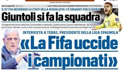 PRIMA PAGINA TUTTOSPORT OGGI: “Percassi e Gasperini dei della Dea”