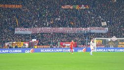 Roma-Fiorentina, la Sud al fianco di Mourinho: “Romanista a vita”