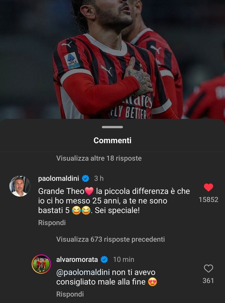 Alvaro Morata a Paolo Maldini: “Te l’ho consigliato io Theo…”- immagine 2