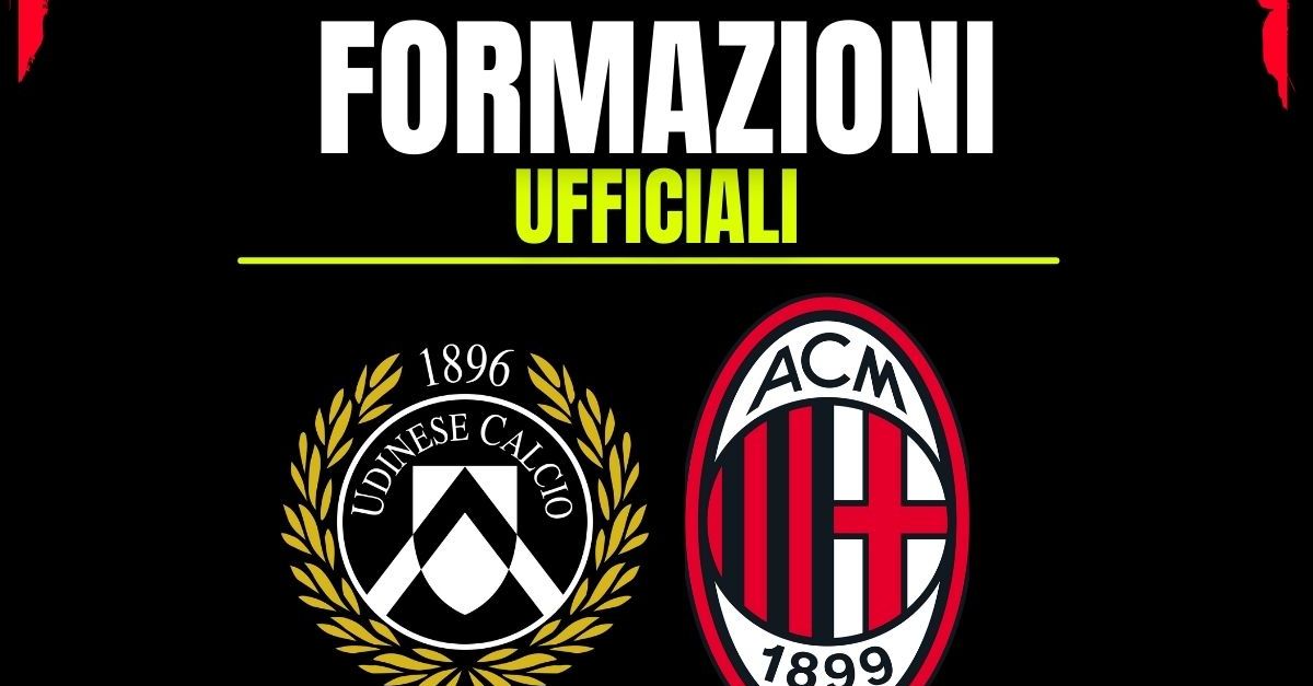 Udinese Milan, le formazioni ufficiali: torna Pulisic. In porta Terracciano Udinese Milan, le formazioni ufficiali: torna Pulisic. In porta Terracciano