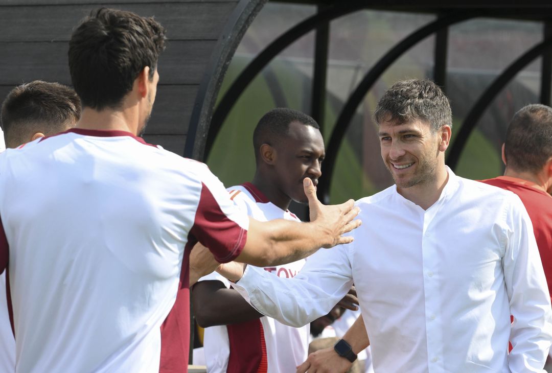 Trigoria, la rifinitura alla vigilia della sfida con l’Athletic – FOTO GALLERY- immagine 1