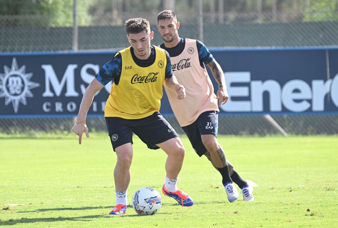 GALLERY I primi allenamenti in azzurro di Gilmour e McTominay - immagine 7