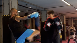 Spinazzola, non solo calcio: primo allenamento di K1 in attesa del campionato