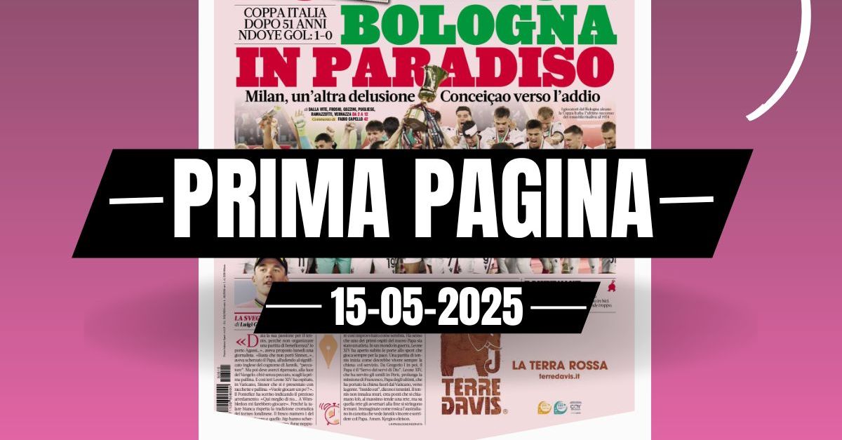 prima pagina gazzetta dello sport bologna in paradiso da Pianetamilan.it prima pagina gazzetta dello sport bologna in paradiso