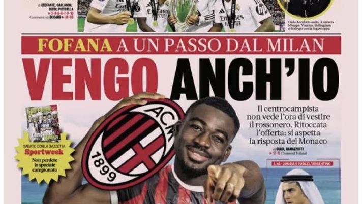 PRIMA PAGINA GAZZETTA DELLO SPORT OGGI: “Super Carlo!” - immagine 1