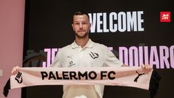 FOTO PALERMO, Jérémy Le Douaron presentato in conferenza stampa (Gallery)