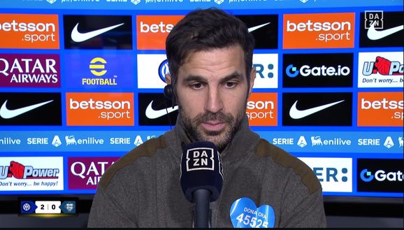 Fabregas: “Inter top 3 d’Europa. E così anche il suo allenatore. L’ho studiata tanto”- immagine 2