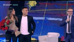 Lautaro Martinez e Agus ospiti da Fazio: siparietto sul terzo figlio