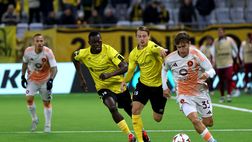 Elfsborg-Roma 1-0: la decide Baidoo su rigore. Prestazione orribile dei giallorossi