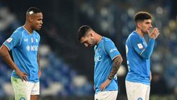 Napoli-Frosinone, al fischio finale Di Lorenzo ha guidato i compagni sotto la curva