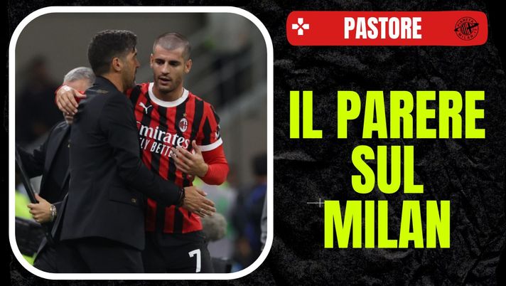 Álvaro Morata AC Milan Milan-Lecce 3-0 Serie A 2024-2025 Fonseca
