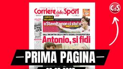 Prima pagina Corriere dello Sport: “Napoli-Conte, segnali di riapertura”