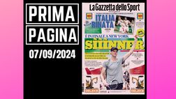 Prima pagina Gazzetta dello Sport: Italia rinata. Lezione alla Francia