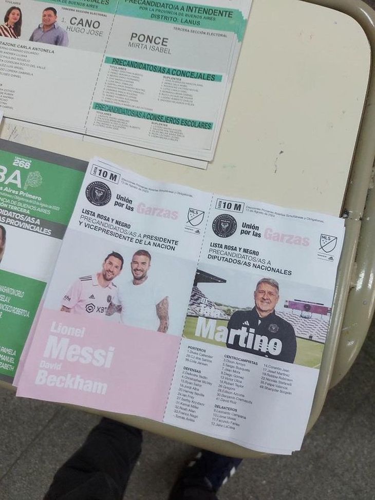 Argentina, “Leo presidente”: ecco la scheda elettorale con Messi alle primarie- immagine 2