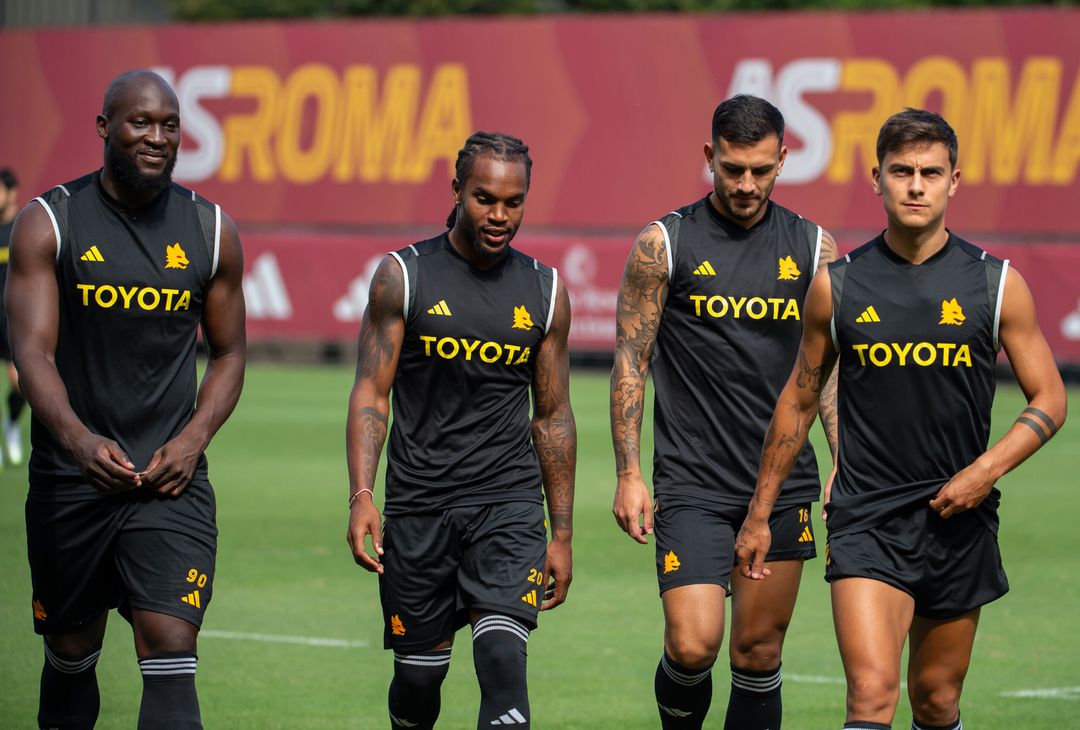 Roma, l’allenamento a Trigoria a due giorni dall’Empoli – FOTO GALLERY - immagine 28