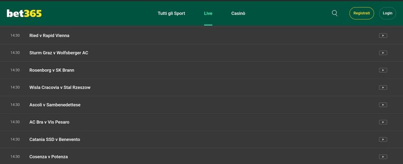 Pesaro-Bra: Streaming Bet365 Bra-Vis Pesaro: dove vedere la Serie C in Diretta Tv e in Streaming Gratis- immagine 2