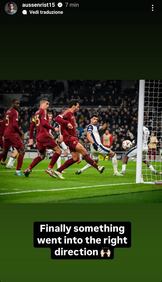 Roma, Hummels esulta sui social: “Finalmente qualcosa è andato nel verso giusto”- immagine 2