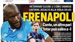 PRIMA PAGINA CORRIERE DELLO SPORT OGGI: “Frenapoli”