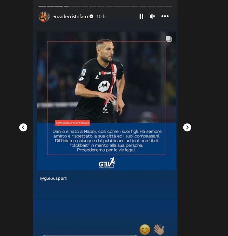Sul web: “D’Ambrosio ha rifiutato il Napoli”. L’agente: “Andremo per vie legali”- immagine 2