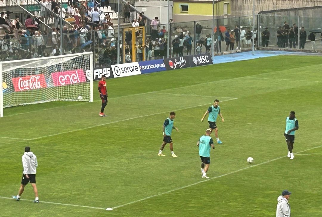 GALLERY Inizia la seduta pomeridiana degli azzurri dopo mezz’ora di ritardo - immagine 3