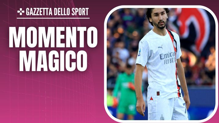 Yacine Adli AC Milan Cagliari-Milan 1-3 Serie A 2023-2024