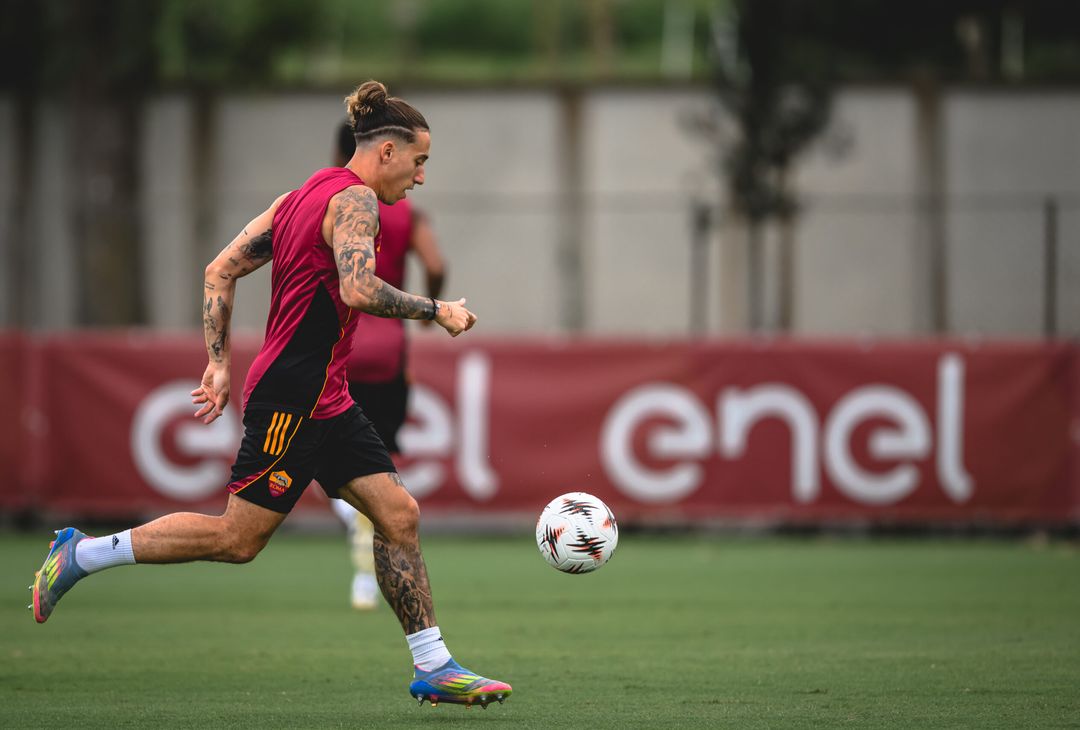 Trigoria, la rifinitura alla vigilia di Nizza-Roma – FOTO GALLERY - immagine 15