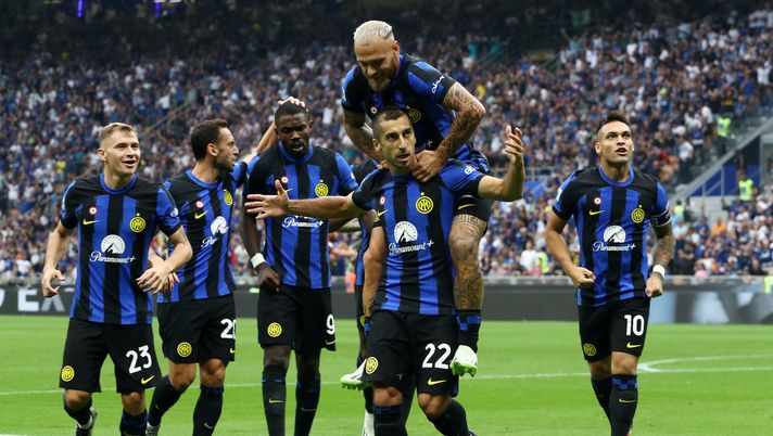 esultanza Mkhitaryan derby Inter-Milan Serie A 2023-2024