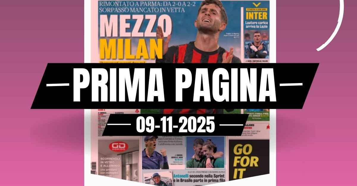 prima pagina gazzetta dello sport mezzo milan contro il parma da Pianetamilan.it prima pagina gazzetta dello sport mezzo milan contro il parma