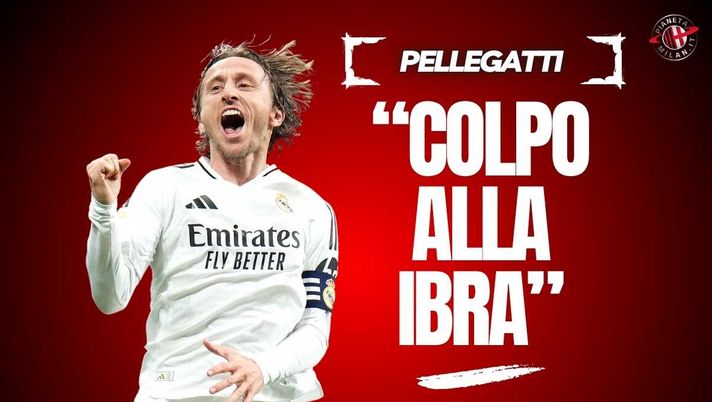 Milan, Pellegatti: 'Modric? Notizia confermata'. Il parallelo con Ibrahimovic