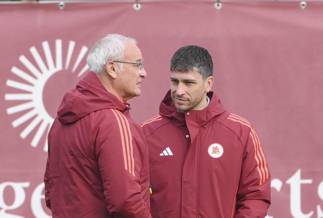 Trigoria, la seduta di allenamento dopo la sconfitta con l’Atalanta – FOTO GALLERY- immagine 1